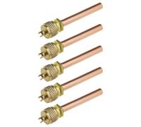 EMSea 5pcs 1/4 "SAE Refrigerante Riempimento Valvola di Ritegno per Frigoriferi, Condizionatori D'aria Gestire Refrigerante Liquido Iniezione Unità di Raffreddamento Sostituzione