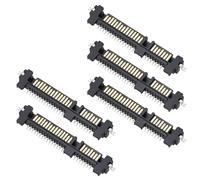 EMSea 5Pcs 22-Pin SATA Maschio Socket Saldatura Connettore SMT Tipo 7+15 Pin per Laptop SSD