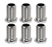 EMSea 6 Pezzi Viti Per Cestello Lavello Cucina 1,15 Cm X 2 Cm Viti Per Cestello Lavello Viti Cave In Acciaio Inox Per Valvole Per Cestello Lavello Tappi Per Cestello Lavello E Scarichi Da Cucina
