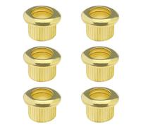 EMSea 6PCS Chitarra Corde Puntali Tuners Conversione Boccole Attraverso Corpo Supporti Tappi Stringa per Chitarra Elettrica Strumenti Musicali Accessori Oro