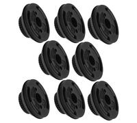 EMSea 8 Pezzi Clip Copertura Motore Auto 013711 0137F6 Compatibile Con Peugeot 206 207 306 307 406 607 Compatibile Con Citroen C1 C4 C8 Balck