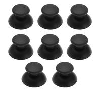 EMSea 8 pezzi Levette Compatibile con PS3 Il Controller Impugnatura del Joystick Sostituzione del Coperchio del Cappuccio Dello Stick Analogico Accessori per la Riparazione Nero