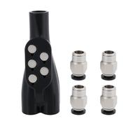 EMSea Adattatore PTFE 4 In 1 Compatibile Con Bambu Lab X1/X1C/X1E/P1P/P1S Accessori Per Stampante 3D La Porta Di Espansione Del Tubo Del Filamento