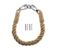 EMSea Anello asciugamano da bagno con accessori a vite Gancio in acciaio multiuso fai da te resistente decorazione a soffitto