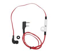 EMSea Auricolare con spina K a 2 pin con PTT compatibile con radio Baofeng Uv5R Bf-888S (cavo rosso)