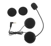 EMSea Casco Microfono Cuffia Cavo Rigido Casco Auricolare 3.5mm Casco Moto Citofono Auricolare per V4 V6 Casco Moto Blutooth Intercom
