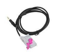 EMSea Cavo adattatore AUX per auto, jack da 3,5 mm, 1,5 m, compatibile con Audi A2, A3, A4, A6, A8, TT e R8 con navigazione RNS-E Plus