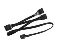 EMSea Cavo adattatore da 6 pin a 3 x 4 pin IDE Molex cavo adattatore di alimentazione per disco rigido compatibile con Seasonic X-1050XM2 X-1250XM2 SS-660 modulo di alimentazione