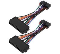 EMSea Cavo Di Alimentazione Adattatore Da 24 Pin Femmina A 14 Pin Maschio Da 13 Cm Compatibile Con Lenovo Medion ATX PSU IBM M92P M93P H530 Q77 B75