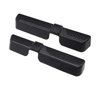 EMSea Coppia di coperture antipolvere per auto per condizionatore d'aria compatibile con Skoda Kodiaq/Karoq nero ABS facile da installare per sedile auto, griglia di condotti per interni