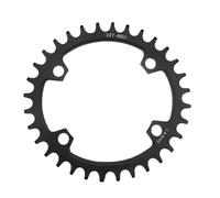 EMSea Corona per bicicletta ovale nera 96 BCD 32T Corona per bicicletta stretta e larga rotonda Corona singola per bicicletta da montagna