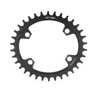EMSea Corona per bicicletta ovale nera 96 BCD 34T Bike Narrow Wide Round Chainring Single Chain Ring per Mountain Bicycle Chain Ring