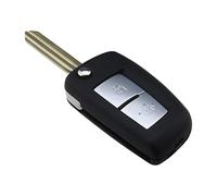 EMSea Guscio Chiave Telecomando A 2 Pulsanti Compatibile Con Qashqai Juke Micra X-Trail Custodia Pieghevole Sostitutiva Per Chiave Remota Di Ricambio Custodia NSN14 Blade