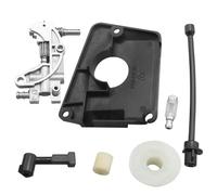 EMSea Kit di ingranaggi pompa di trasmissione dell'olio 7 pezzi Kit pompa olio filtro tubo ugello olio turbina kit per 4500 5200 5800 45CC 52CC 58CC motosega pompa