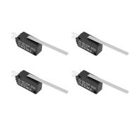 EMSea Microswitch XV-153-1C25 SPDT 16A 250V AC a leva lunga, 4 pezzi per sistemi elettronici