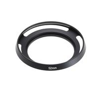 EMSea Paraluce da 52 mm compatibile con Fujinon XC15-45 mm F3.5-5.6 OIS PZ obiettivo compatibile con Fuji Fujifilm X-A5 X-T100 Foro trasparente 49 mm, nero
