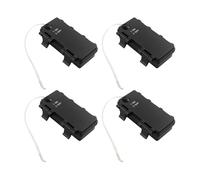 EMSea Porta Batterie AA Da 4 Pezzi Con Interruttore 3V Impermeabile IP65 Contiene 2 Batterie AA Adatto Per Hobby Fai Da Te Elettronica Lunghezza Linea 150 mm