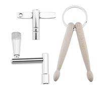 EMSea Set Con 3 Pezzi di Kit per Batteria Chiave per Accordatura per Batteria Chiave per Velocità di Movimento Continuo Portachiavi per Bacchetta Chiave per Batteria Strumento