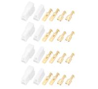 EMSea Set di 4 connettori elettrici universali a 2 poli per settore automobilistico e industriale, con spine e prese