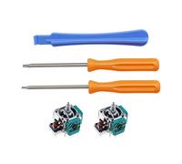 EMSea Set Di 5 Kit Di Riparazione Joystick Analogico Compatibile Con Xbox One Elite 2 Sensore Controller Basculante Controller Thumb Stick 3D Con Cacciavite T6 T8 E Piede Di Porco