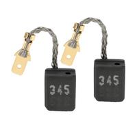 EMSea Spazzola di carbone per smerigliatrici angolari 316065460, arresto automatico, 0,8 x 1,2 x 1,5 cm, compatibile con smerigliatrici angolari Metabo 00464421, 00468421 e 600606420, 2 pezzi