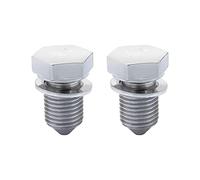 EMSea Tappo Di Scarico Olio Motore Per Auto 2 Pezzi N90813202 Compatibile Con Golf Compatibile Con Skoda Compatibile Con Octavia M14 Passo Filettatura 1,5 Mm