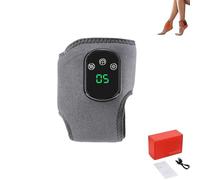 Emsence Triple Therapy Foot Massager, Portable 3 In 1 Wireless Foot Massager, With 3 Vibration Modes, 5 Heat Level, Smart Timer, For Heel, Arch And Ankle Comfort & Relaxation (Grey)