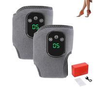 Emsence Triple Therapy Foot Massager, Portable 3 In 1 Wireless Foot Massager, With 3 Vibration Modes, 5 Heat Level, Smart Timer, For Heel, Arch And Ankle Comfort & Relaxation (Grey * 2Pcs)
