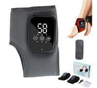 Emsense Massager with Triple Technology, 3-in-1 Kneading, Compression & Heat, Foot Renew Triple Method Massager,3-Level Heat & Massage Adjustable,Smart Timer,Touch Screen (1 pc gray)