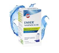 EMSER Nasendusche nasales Reinigungs-Set mit Spülsalz-Beuteln, 1 pz Doccia nasale