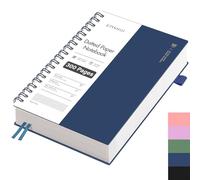 EMSHOI Taccuino B5, Bullet Dotted Journal, taccuino a spirale, 300 pagine/150 fogli, 100 gsm, carta a pois, copertina rigida in PVC, per donne, uomini, ufficio, scuola, scrittura, 19 x 25 cm, colore: