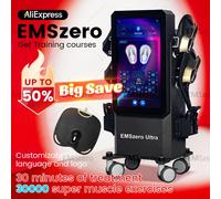 EMSZero Ultra Neo Body Sculpt Shaping Machine Hight Power 6500W EMS RF Elettromagnetico Hiemt Stimolatore muscolare Professionale