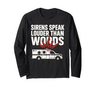 EMT Paramedic Primo soccorritore EMT Life Emergency Medical Maglia a Manica