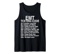 EMT SMS codice Divertente Emergenza Medico Turno Umorismo Canotta