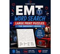 EMT Word Search: Large Print Puzzles for Emergency Medical Students