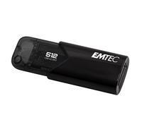 Emtec B110 Click Easy 3.2 512GB USB Type-A 3.2 Gen 2 (3.1 Gen 2) Black