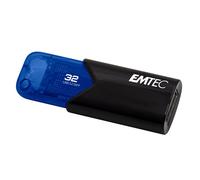 Emtec B110 Click Easy 3.2 USB Flash Drive 32 GB USB Type-A 3.2 Gen 2 (3.1 Gen 2) Nero, Blu - Nouvo
