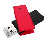 Emtec C350 Brick lettore USB flash 16 GB USB Type-A 2.0 Nero, Rosso - Nouvo