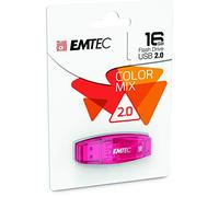 Emtec C410 Color Mix Memoria 16GB, USB 2.0, Rosso