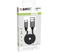 Emtec T700TCU3 Cavo Adattatore USB-A Tipo C 3.1, Nero, 1,2 m