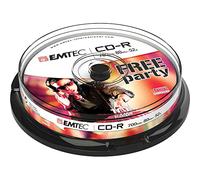 Emtec CD-R CB 52 – 700 MB – Confezione da 10
