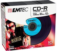 Emtec CD-R Vinyl Look 700 MB 10 PIEZA(S)