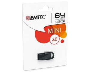 Emtec D250 Mini unità flash USB 64 GB USB Type-A 2.0 Nero - Nouvo