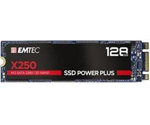Emtec Disque Dur SSD compatible X250 128Go - SATA M.2 Type 2280 128 GB