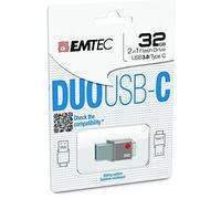 Emtec Duo PenDrive USB3.0, USB Typec, 32GB, Argento