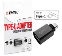 EMTEC - ECADAPT600C - Emtec - USB 3.1 To Type-C con adattatore -1 porta USB-A 3.1 - ECADAPT600C - EMTDAPT600C - Conf. da 1 Pz.