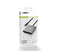 ECCAREADT610C HUB ULTRASLIM LETTORE TYPE C PER SD/ MICRO SD / CF