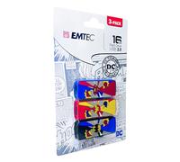 Emtec ECMMD16GM700SHP3 - Confezione da 3 unità flash M700 Super Hero da 16 GB