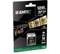 EMTEC ECMSD128GXC10SP - Scheda SD UHS-I U3, classe 10, con adattatore ultra elevato, velocità di lettura fino a 95MB/S, 128 Gb