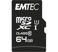 Emtec microSD Class10 Gold+ 64GB memoria flash MicroSDXC Classe 10 ( ECMSDM64GXC10GP )